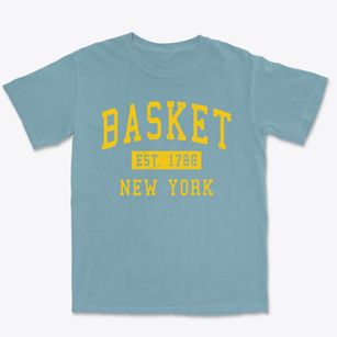Basket New York Classic Established Premium Heavyweight T-shirt