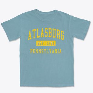 Atlasburg Pennsylvania Classic Established Premium Heavyweight T-shirt