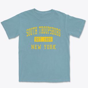 South Troupsburg New York Classic Established Premium Heavyweight T-shirt