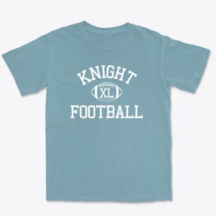Knight Junior High School Classic Football Premium Heavyweight T-shirt