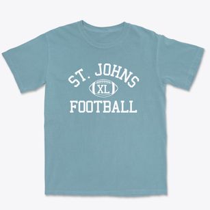 Saint Johns Episcopal School Classic Football Premium Heavyweight T-shirt