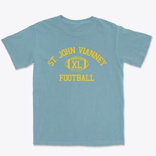 Saint John Vianney Catholic School Classic Football Premium Heavyweight T-shirt