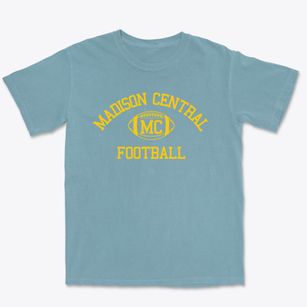 Madison Central High School Classic Football Premium Heavyweight T-shirt