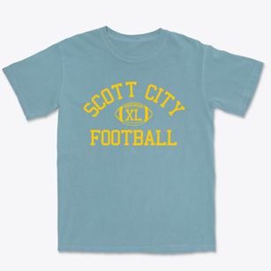 Scott City R-1 School Classic Football Premium Heavyweight T-shirt