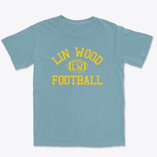 Lin Wood Public School Classic Football Premium Heavyweight T-shirt