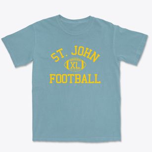 Saint John Evangelist School Classic Football Premium Heavyweight T-shirt