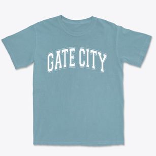 Gate City Middle School Varsity Arch Premium Heavyweight T-shirt