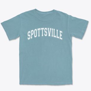 Spottsville Elementary School Varsity Arch Premium Heavyweight T-shirt