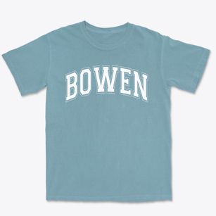 Bowen Elementary School Varsity Arch Premium Heavyweight T-shirt