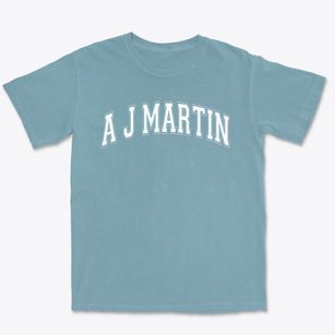 A J Martin Elementary School Varsity Arch Premium Heavyweight T-shirt