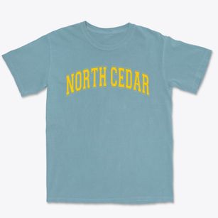 North Cedar Middle School Varsity Arch Premium Heavyweight T-shirt