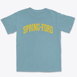 Spring-ford Intermediate School Varsity Arch Premium Heavyweight T-shirt