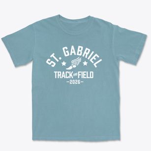 Saint Gabriel Middle School Track and Field Premium Heavyweight T-shirt