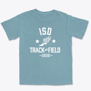 Illinois School For The Deaf Track and Field Premium Heavyweight T-shirt