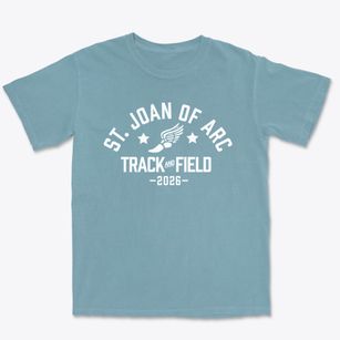 St. Joan Of Arc School Track and Field Premium Heavyweight T-shirt