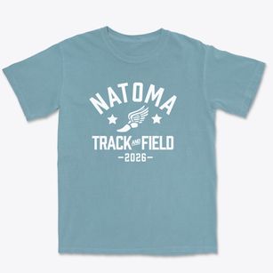 Natoma Elementary School Track and Field Premium Heavyweight T-shirt