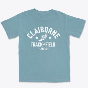 Claiborne Christian School Track and Field Premium Heavyweight T-shirt