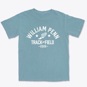 William Penn Middle School Track and Field Premium Heavyweight T-shirt