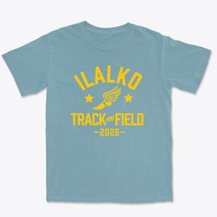 Ilalko Elementary School Track and Field Premium Heavyweight T-shirt