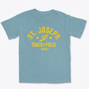 St Joseph Parish Track and Field Premium Heavyweight T-shirt