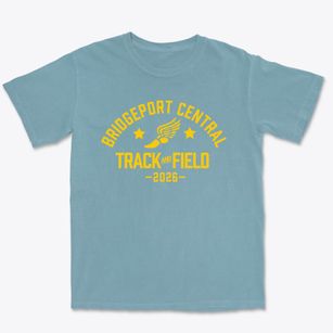 Bridgeport Central High School Track and Field Premium Heavyweight T-shirt