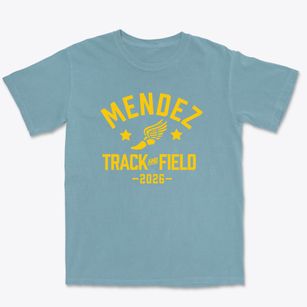 Mendez Center Track and Field Premium Heavyweight T-shirt