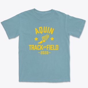 Aquin Catholic High School Track and Field Premium Heavyweight T-shirt