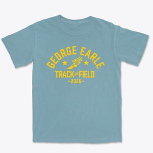 George Earle Elementary School Track and Field Premium Heavyweight T-shirt