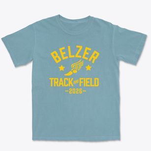 Belzer Middle School Track and Field Premium Heavyweight T-shirt