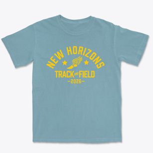 New Horizons Elementary School Track and Field Premium Heavyweight T-shirt