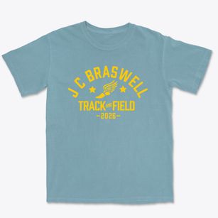 J C Braswell Elementary School Track and Field Premium Heavyweight T-shirt
