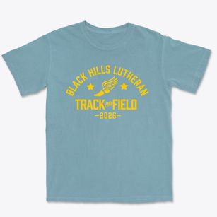 Black Hills Lutheran School Track and Field Premium Heavyweight T-shirt