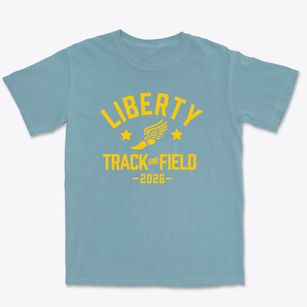 Liberty High School Track and Field Premium Heavyweight T-shirt