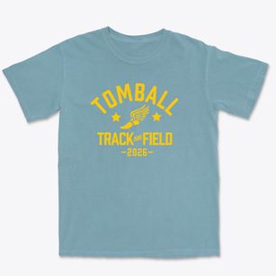 Tomball High School Track and Field Premium Heavyweight T-shirt