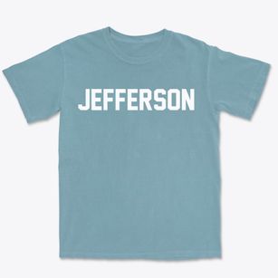 Jefferson New York Classic Block Premium Heavyweight T-shirt