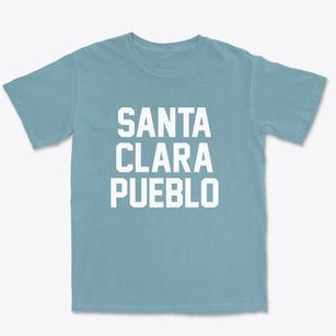 Santa Clara Pueblo New Mexico Classic Block Premium Heavyweight T-shirt