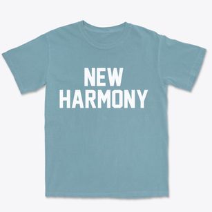 New Harmony Indiana Classic Block Premium Heavyweight T-shirt