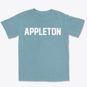 Appleton Wisconsin Classic Block Premium Heavyweight T-shirt