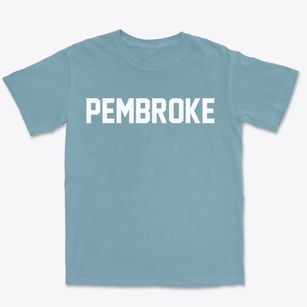 Pembroke New Hampshire Classic Block Premium Heavyweight T-shirt