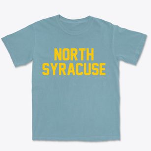 North Syracuse New York Classic Block Premium Heavyweight T-shirt