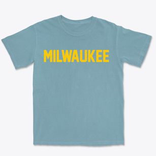 Milwaukee Wisconsin Classic Block Premium Heavyweight T-shirt