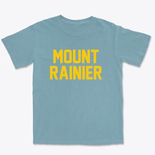 Mount Rainier Maryland Classic Block Premium Heavyweight T-shirt