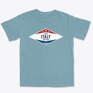 Italy New York Diamond Star Premium Heavyweight T-shirt