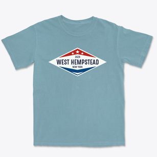 West Hempstead New York Diamond Star Premium Heavyweight T-shirt