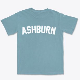 Ashburn Virginia Classic Curve Premium Heavyweight T-shirt