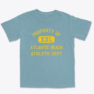 Atlantic Beach Florida Athletic Dept Premium Heavyweight T-shirt