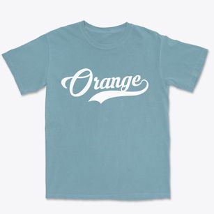Orange California Vintage Team Premium Heavyweight T-shirt