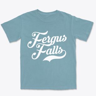 Fergus Falls Minnesota Vintage Team Premium Heavyweight T-shirt