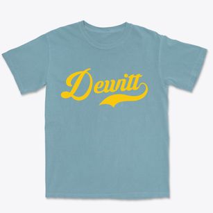 Dewitt Iowa Vintage Team Premium Heavyweight T-shirt