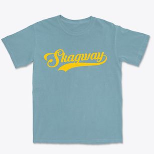 Skagway Alaska Vintage Team Premium Heavyweight T-shirt